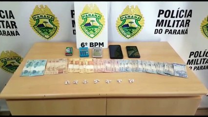Homem é detido com 35 pedras de crack e R$ 539,00