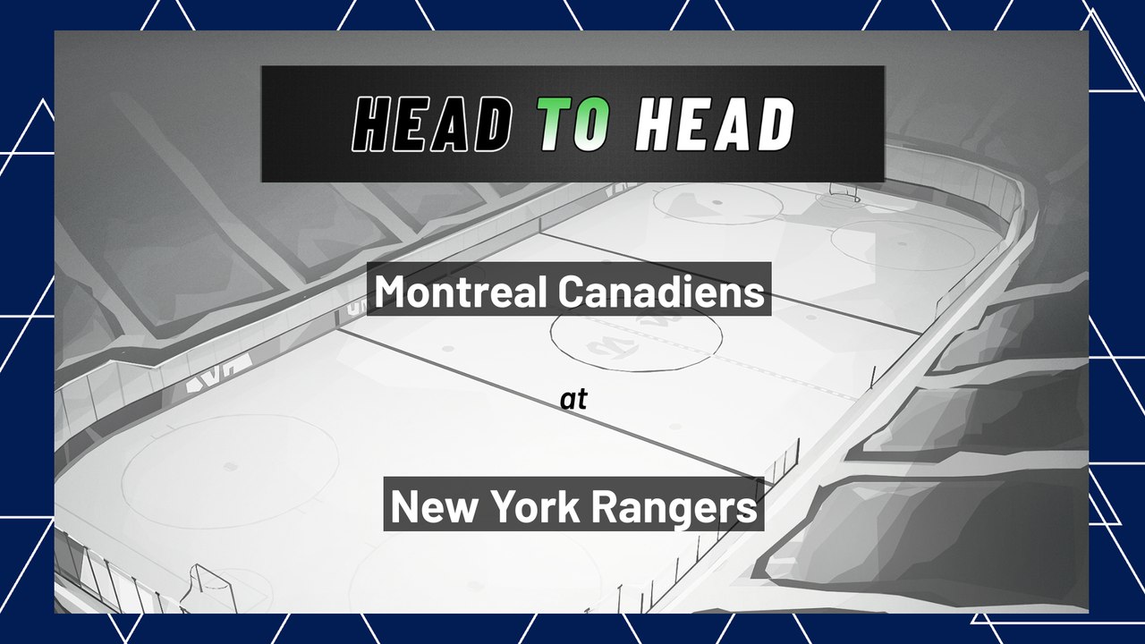 Montreal Canadiens At New York Rangers: First Period Total Goals Over/Under, April 27, 2022