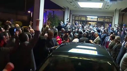 Akşener, 'Kahrolsun istibdat, yaşasın hürriyet' sloganı ile karşılandı