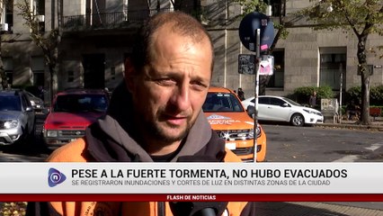 Tormenta en Mar del Plata