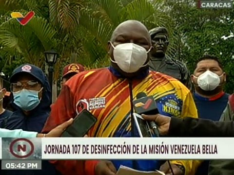 Misión Venezuela Bella ha realizado 15 millones 345 mil 554 labores de desinfección en todo el país