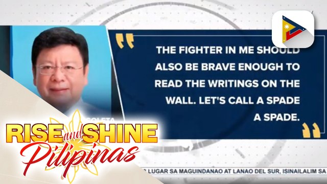Rep. Marcoleta, umatras sa kandidatura sa pagka-senador