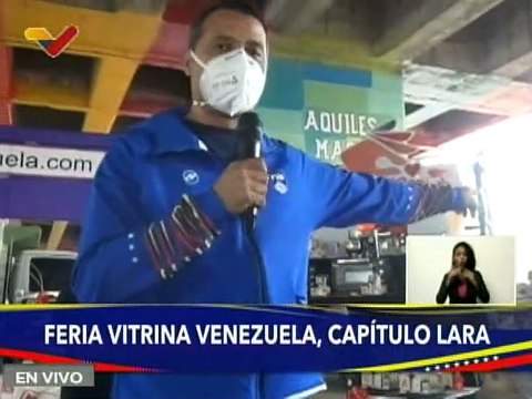 Feria Productiva Vitrina Venezuela en el municipio Iribarren visibiliza emprendimientos larenses