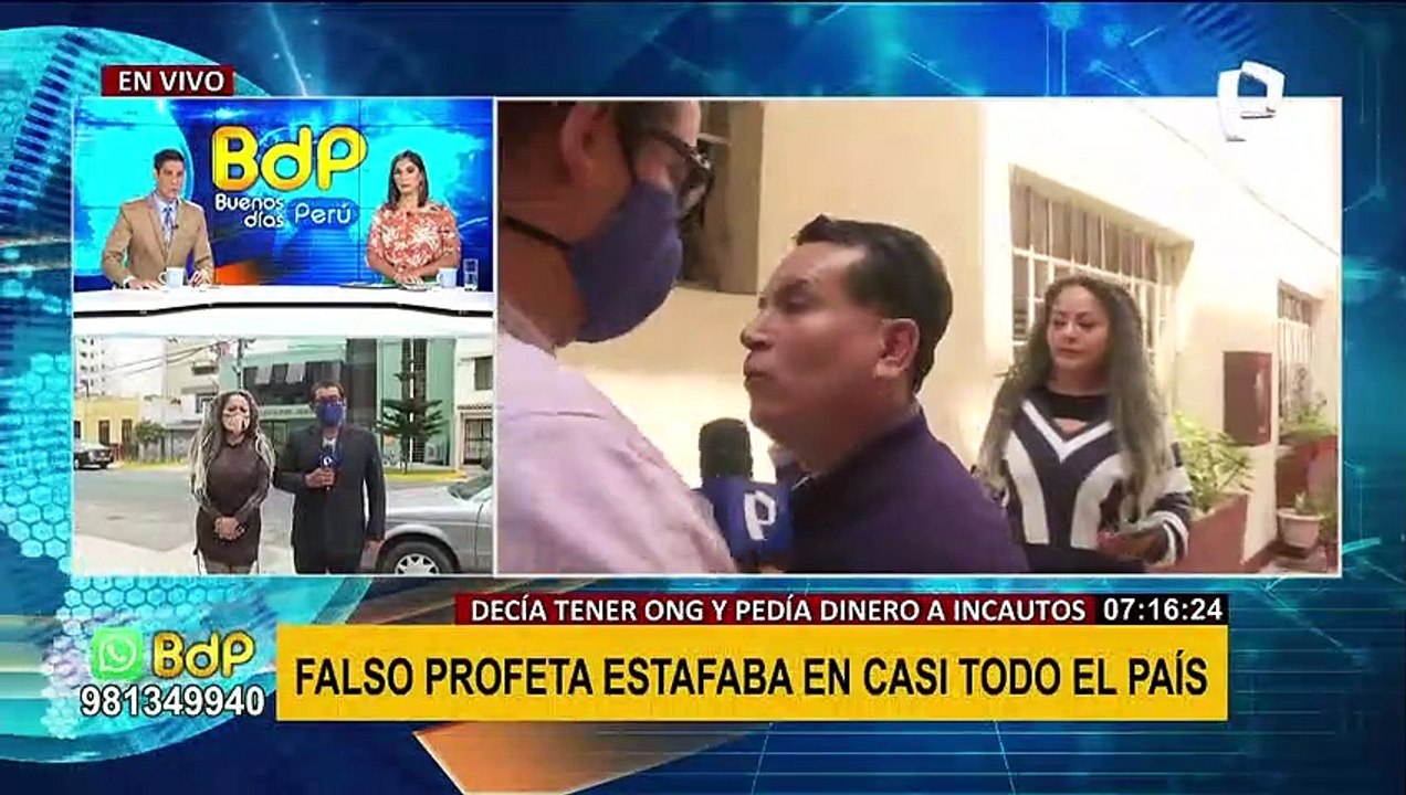 Falso pastor estafaba a fieles, les pedía dinero y electrodomésticos para ONG inexistente