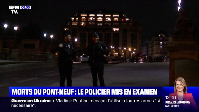 Tirs mortels sur le Pont-Neuf: le policier mis en examen pour homicide volontaire