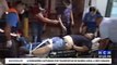 ¡Iba contravía! Motociclista herido al impactar contra camioneta en barrio La Granja de Comayagüela