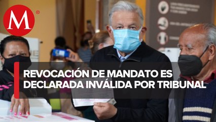 Por poca participación, Tribunal Electoral declara invalidez de la revocación de mandato