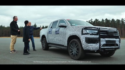 The new VW Amarok covered reveal