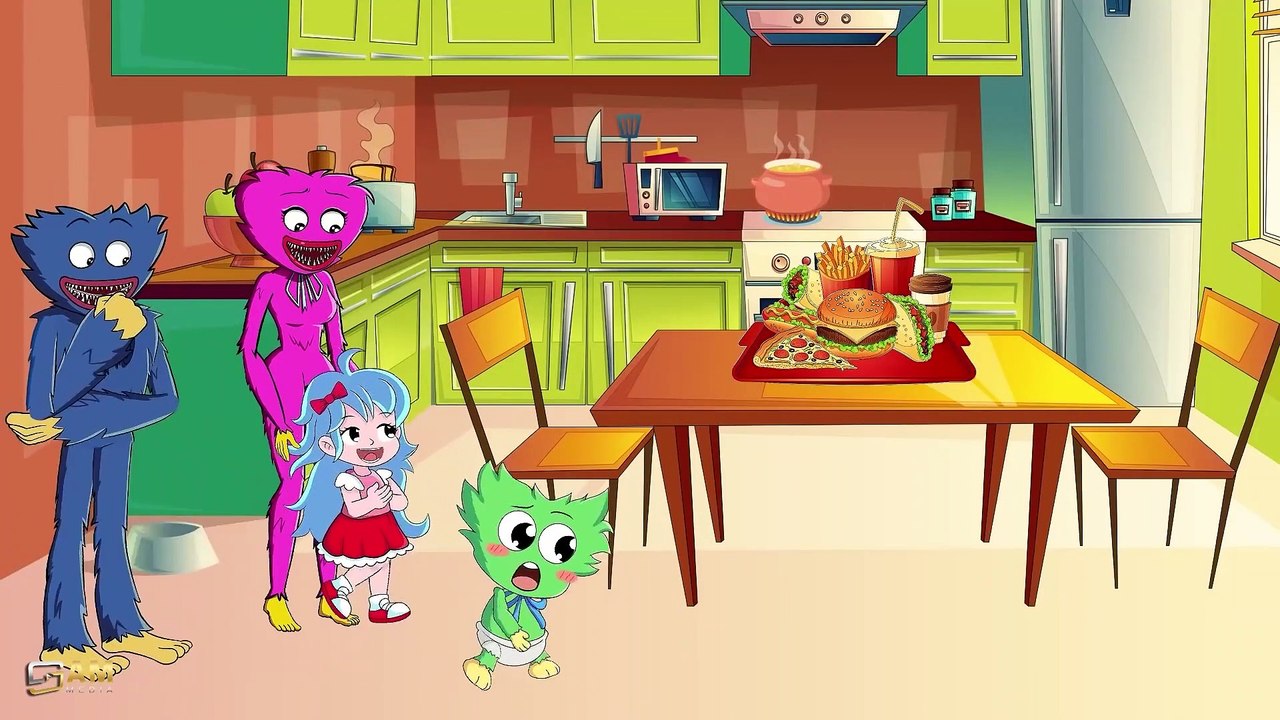 Huggy Wuggy , Please Come Back To Family #2 ! FAMILY IS SO SAD WITH Huggy - Poppy Playtime Animation