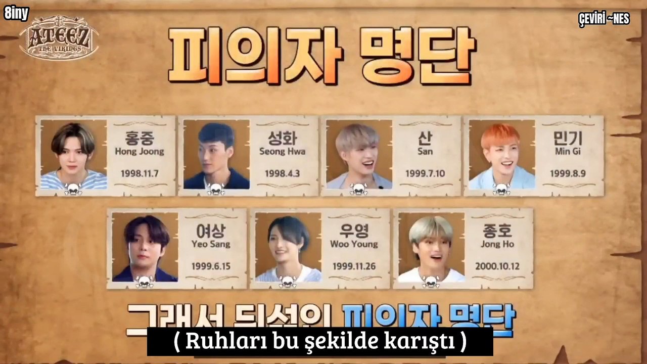 ATEEZ (에이티즈) THE VIKINGS 6.Bölüm ( Türkçe Altyazılı)