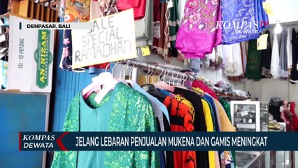 Jelang Lebaran Penjualan Mukenah Meningkat