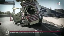 France 2 diffuse les images spectaculaires d'accidents sur l'autoroute impliquant des patrouilleurs