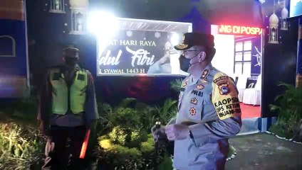 Cek Kesiapan Pengamanan Lebaran, Kapolda NTB Kunjungi Pospam Simpang Empat Masbagik