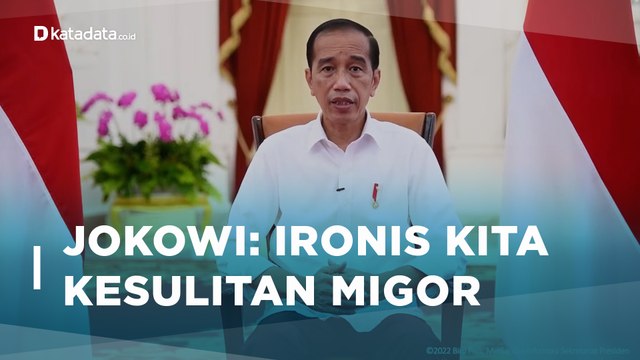 Jokowi Miris RI Kesulitan Minyak Goreng | Katadata Indonesia