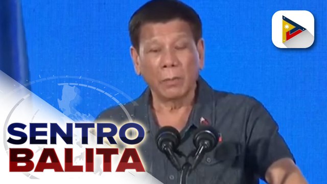 Pres. Duterte, tiniyak na patuloy na tututukan ang problema sa iligal na droga kahit patapos na ang termino