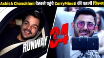 Ashish Chanchlani Visits Theatre To Watch Carryminati's Movie 'Runway 34'