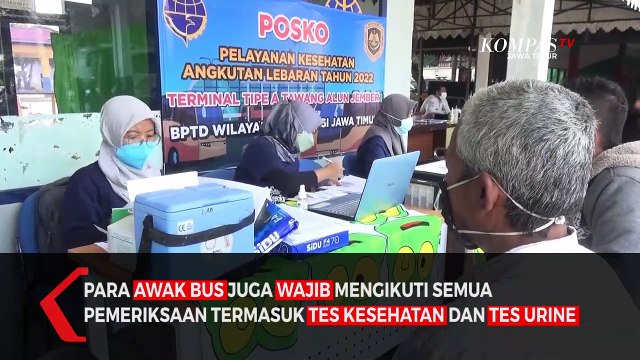 Sidak Terminal, Petugas Gabungan Temukan Bus Tak Layak Jalan Di Jember