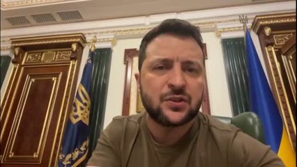 Zelenski denuncia el "chantaje" de Rusia a Europa