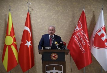 TBMM Başkanı Şentop, Uluslararası Balkan Üniversitesi'nin iftarına katıldı-1