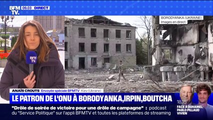 Download Video: Guerre en Ukraine: le secrétaire général de l'ONU António Guterres attendu à Borodyanka, Irpin et Boutcha