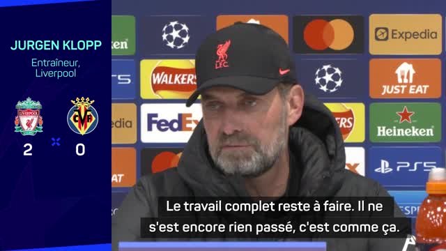 Demies - Klopp reste en alerte : Il y a 2-0 à la mi-temps