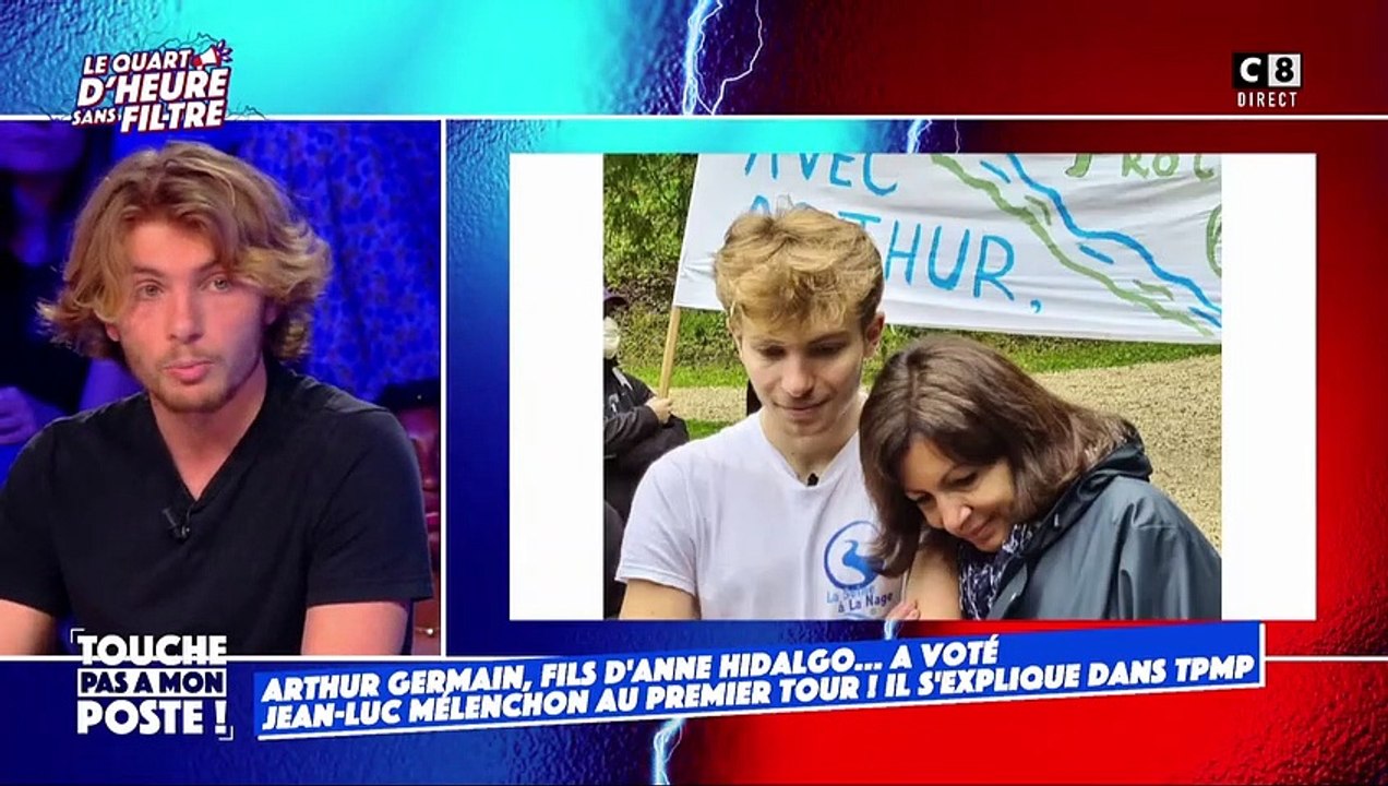 Arthur Germain s’explique sur son choix de ne pas voter pour sa mère Anne Hidalgo au premier tour de la présidentielle - VIDEO