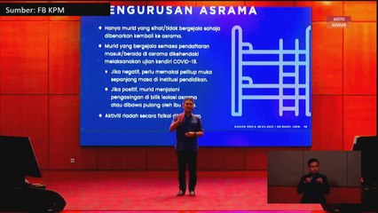 Hanya murid sihat, tidak bergejala boleh berada di asrama