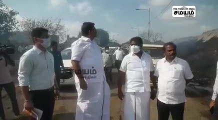 2வது நாளாக எரியும் பெருங்குடி குப்பை கிடங்கு; துணை மேயர் மகேஸ்குமார் ஆய்வு!