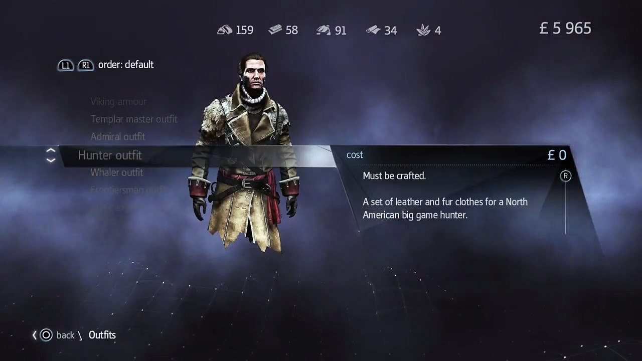 Assassin's Creed Rogue R - Outfits: Altair, Assassin Killer, Ezio, Connor, Ed Kenway, Bayek (2018)