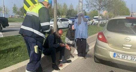 Kartal'da 5 araç birbirine girdi... Kazayı izleyen İETT şoförüne otomobil çarptı