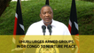 Uhuru urges armed groups in DR Congo to nurture peace
