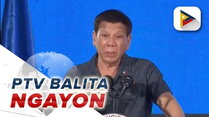Pres. Duterte, nanawagan sa mga drug smuggler at rebelde na sumuko at itigil na ang masamang gawain