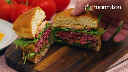 Dégustez un hamburger et sa sauce haute gastronomie, fait maison !