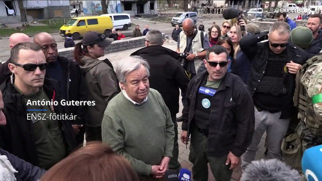 Ukrajnai látogatáson az ENSZ-főtitkár