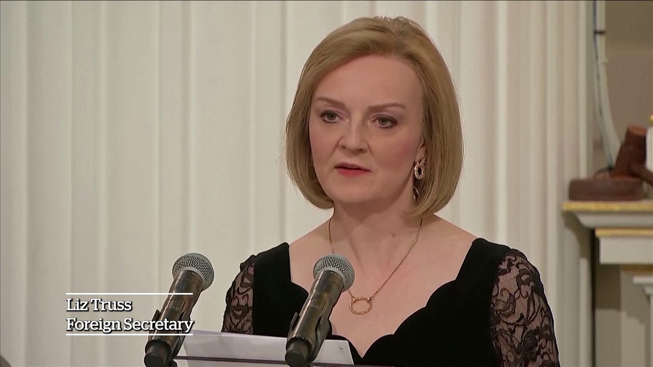Foreign Secretary Liz Truss says if Putin succeeds 'we would never feel safe again'