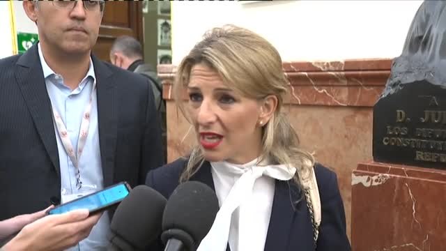 Yolanda Díaz, sobre Pegasus: No puede condicionar políticas que son positivas