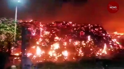 Massive fire and smoke engulfs Chennai’s Perungudi dumpyard