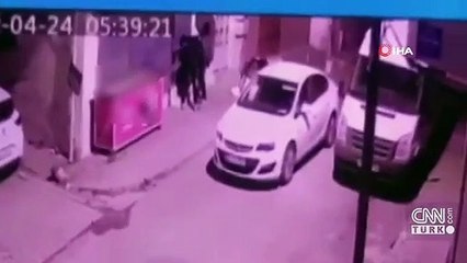 Hırsızların şoke olduğu soygun girişimi kamerada