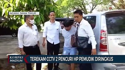 Terekam CCTV 2 Pencuri HP Pemudik Diringkus