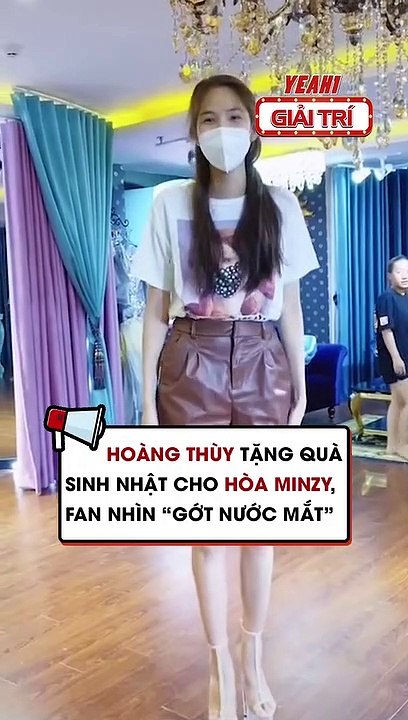 Hoàng Thùy tặng quà sinh nhật cho Hòa Minzy, fan nhìn 'gớt nước mắt'
