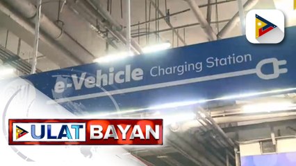 Kauna-unahang in-mall charging station para sa e-vehicle, inilunsad sa Taguig City