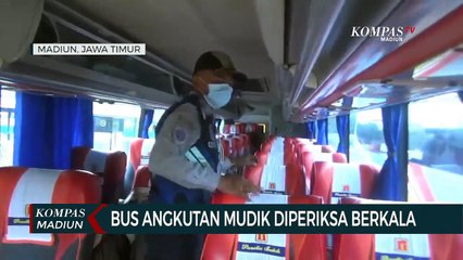 Bus Angkutan Mudik Diperiksa Berkala