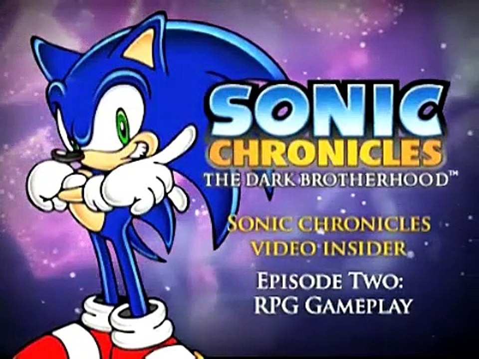 Sonic Chronicles: The Dark Brotherhood Video In...