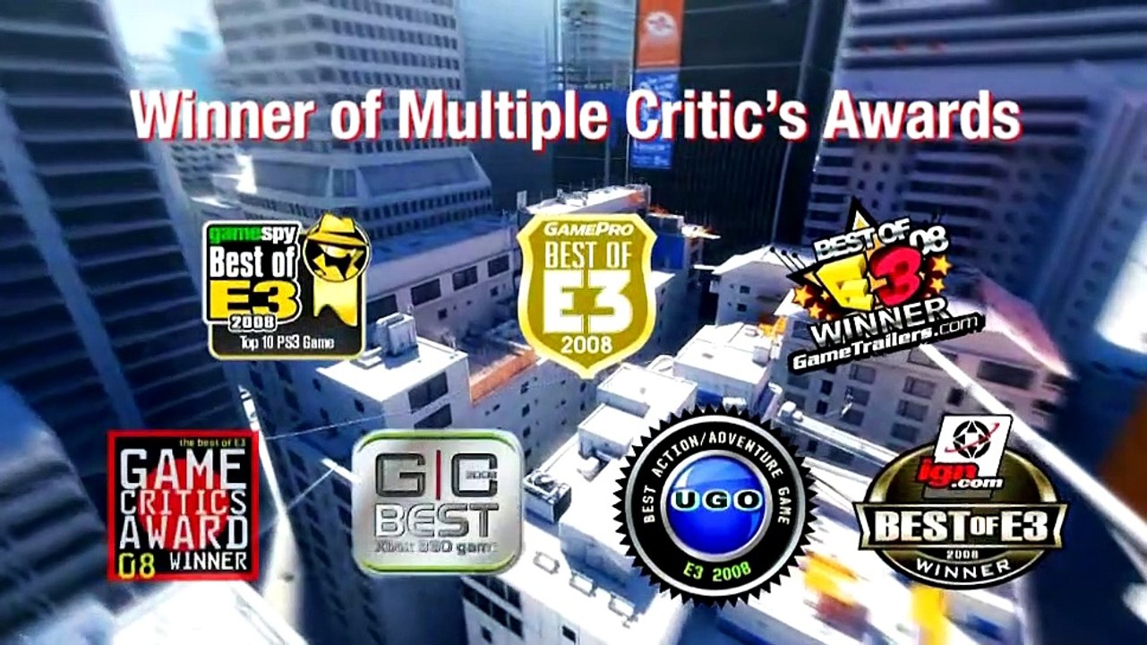 Mirror's Edge demo movie video Dailymotion