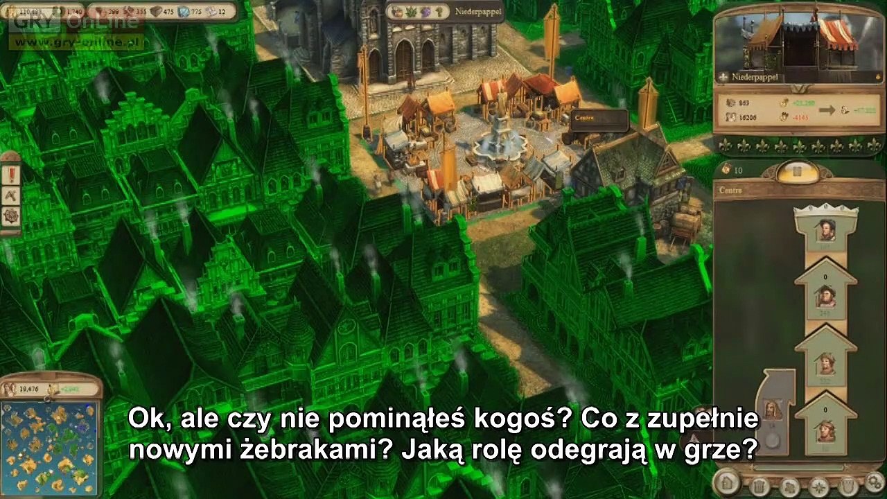 Anno: Create a New World Developer Diary #1 - PL subtitles