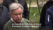 Ukraine: à Boutcha, Guterres appelle Moscou à coopérer avec la CPI