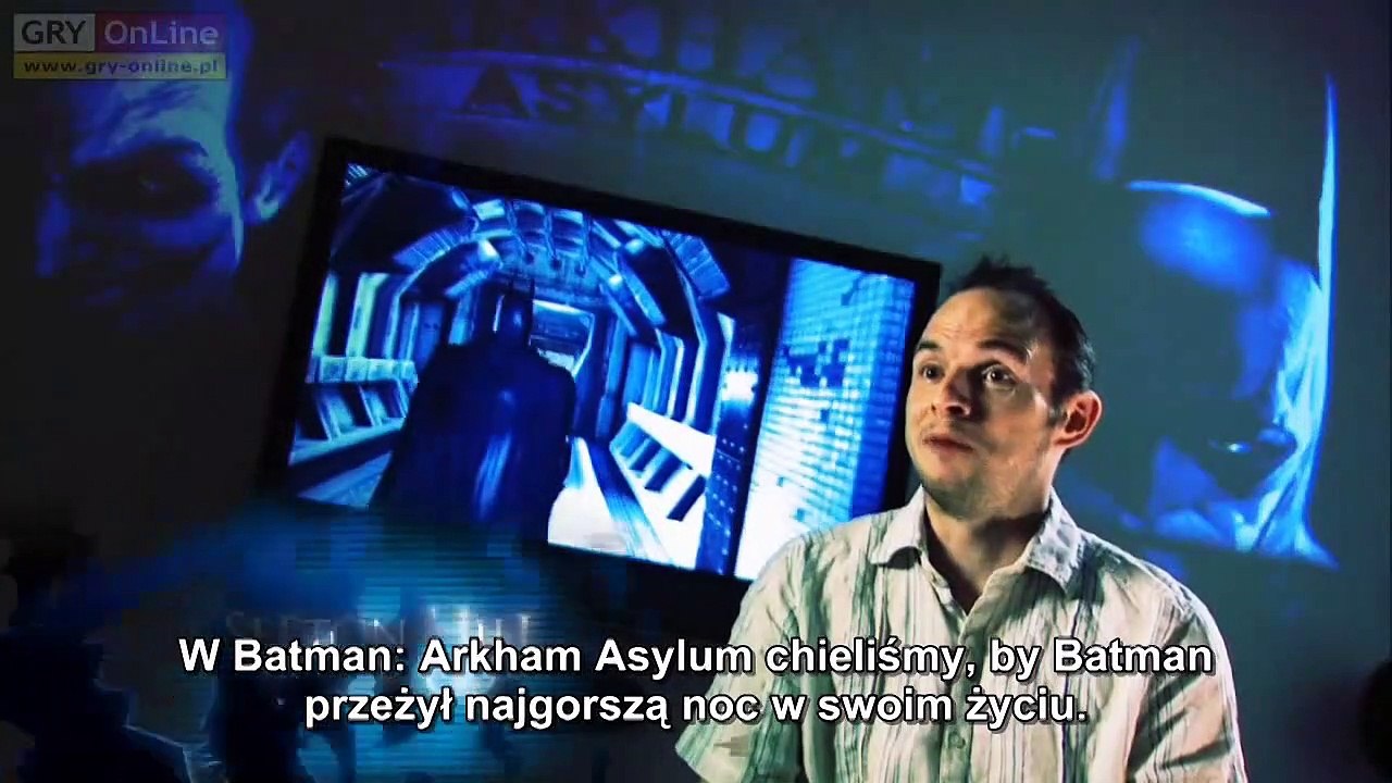 Batman: Arkham Asylum Developer Diary #1 - PL subtitles