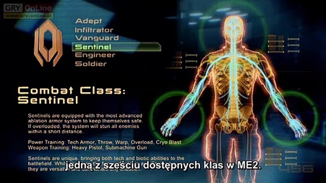 Mass Effect 2 Sentinel - PL subtitles