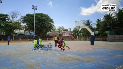 கூடை பந்தாட்ட போட்டி- வலிமை காட்டிய சிறுவர்கள்..!