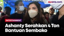 Ashanty dan Azriel Hermansyah Berikan 4 Ton Barang ke Korban Kebakaran Pasar Gembrong